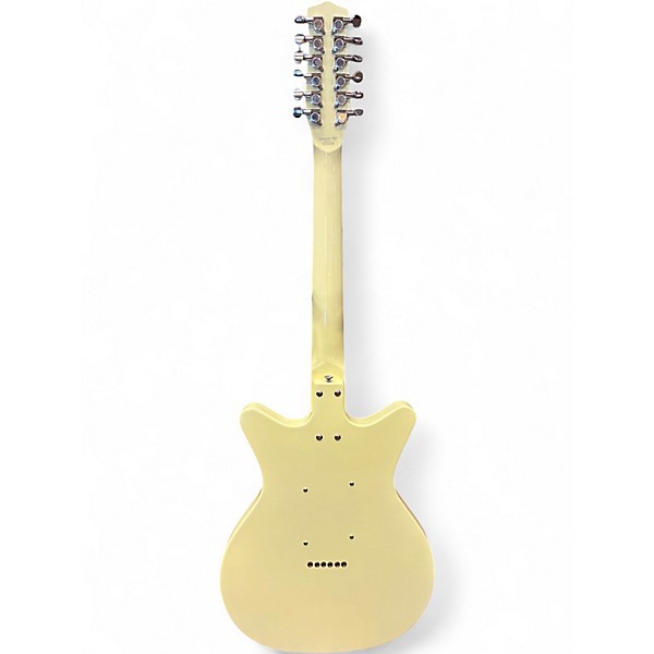 Used Danelectro 12SDC 12-String White Solid Body Electric Guitar