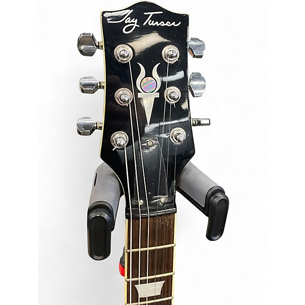 Used Jay Turser JT220 Black Solid Body Electric Guitar