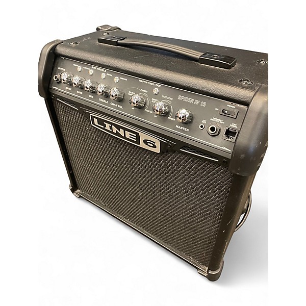 Used Line 6 Spider IV 15W 1X8 Guitar Combo Amp