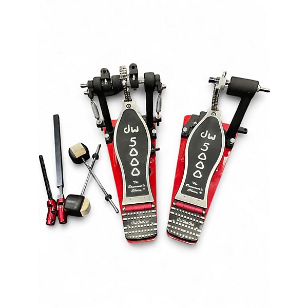 Used DW 5000 Series Double Double Bass Drum Pedal