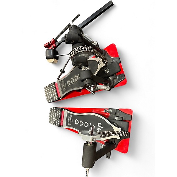 Used DW 5000 Series Double Double Bass Drum Pedal