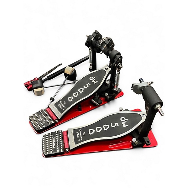 Used DW 5000 Series Double Double Bass Drum Pedal