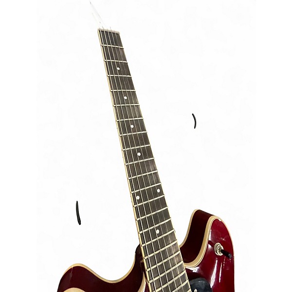 Used Guild SF1D Candy Apple Red Hollow Body Electric Guitar