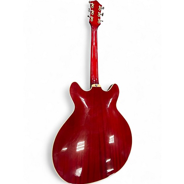 Used Guild SF1D Candy Apple Red Hollow Body Electric Guitar