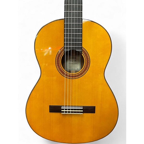 Used Yamaha CGTA TRANSACOUSTIC NYLON Natural Classical Acoustic Electric Guitar