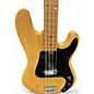 Vintage 1980s Memphis Precision Bass Natural Electric Bass Guitar