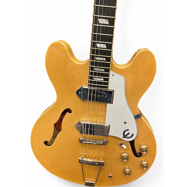 Used Epiphone Casino Natural Hollow Body Electric Guitar