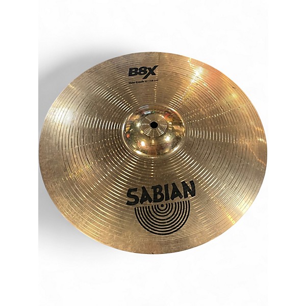 Used SABIAN 15in B8X THIN CRASH Cymbal