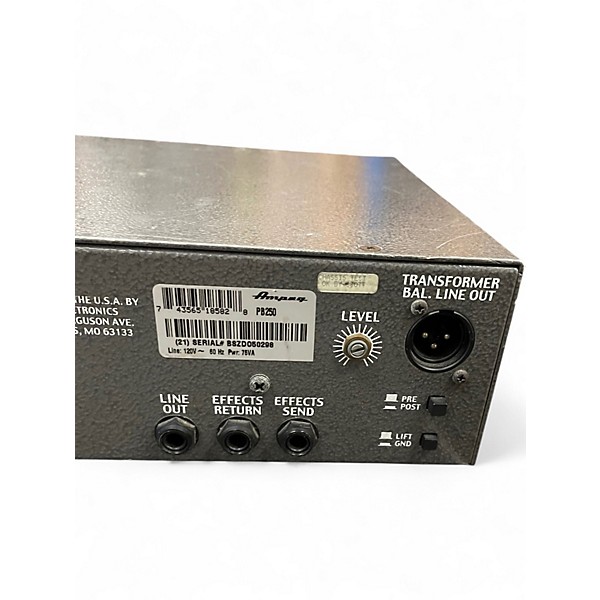 Used Ampeg PORTABASS 250 Bass Amp Head