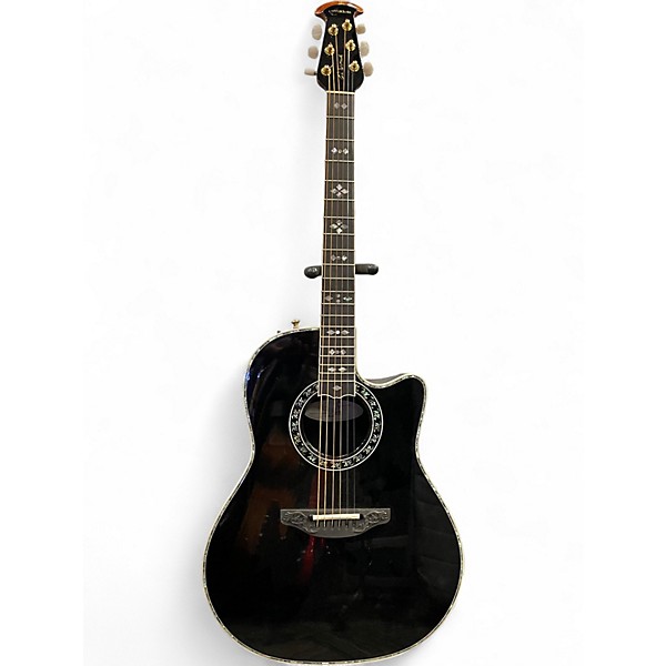 Used Ovation 1769-ADII Al Di Meola Signature Black Acoustic Electric Guitar
