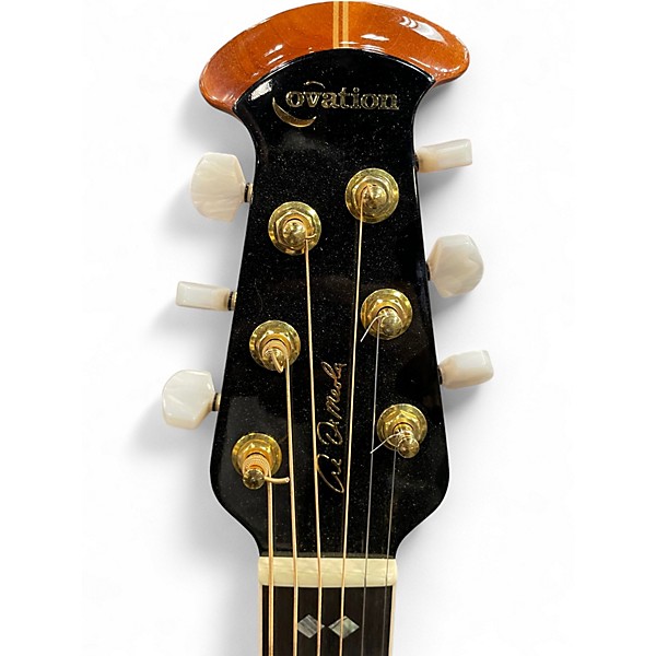Used Ovation 1769-ADII Al Di Meola Signature Black Acoustic Electric Guitar
