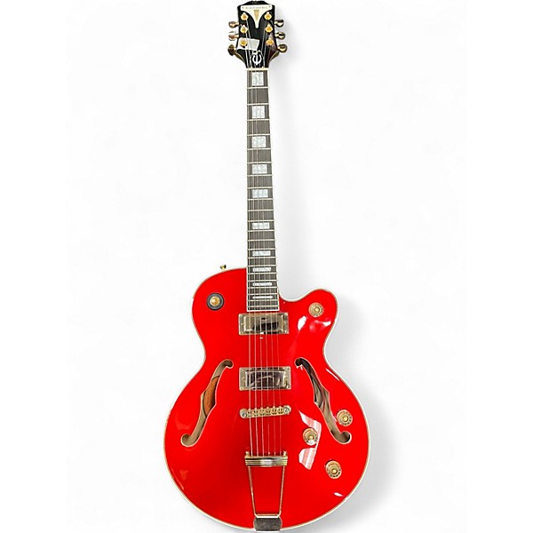 Used Epiphone Uptown Kat Candy Apple Red Hollow Body Electric Guitar
