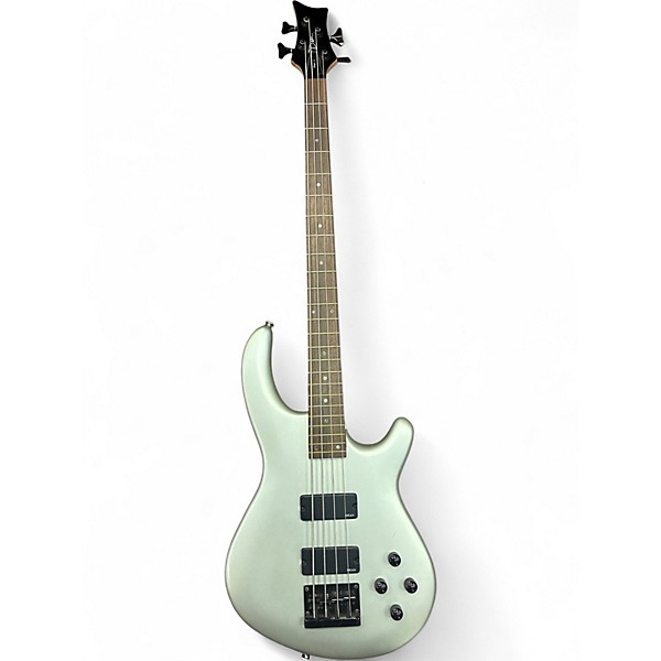 Used Dean EDGE-4 Silver Electric Bass Guitar