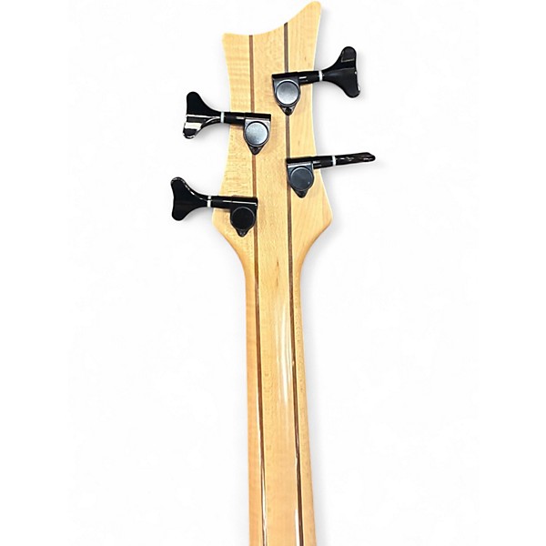 Used Dean EDGE-4 Silver Electric Bass Guitar