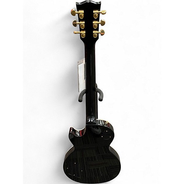 Used Gibson Les Paul Standard Plus Trans Black Solid Body Electric Guitar