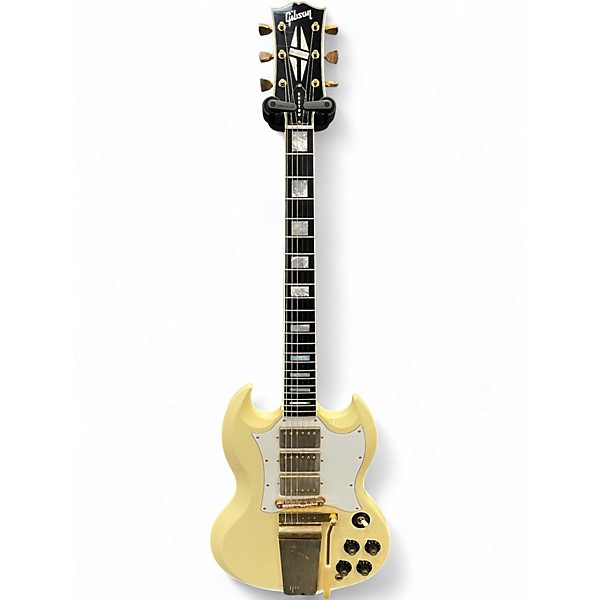 Used Gibson Jimi Hendrix '67 SG Custom Aged Murphy Lab White Solid Body Electric Guitar