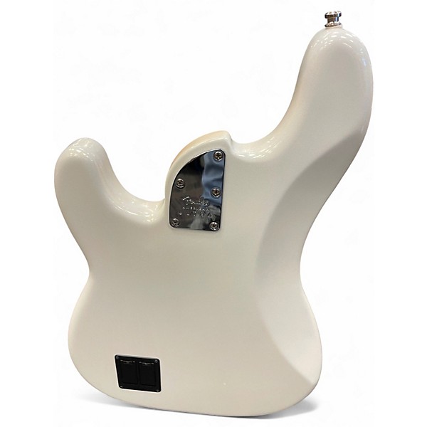 Used Fender American Ultra Precision Bass Arctic White Electric Bass Guitar