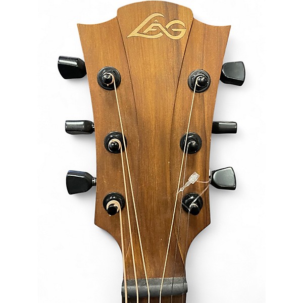 Used Lag Guitars T70DCE Natural Acoustic Electric Guitar