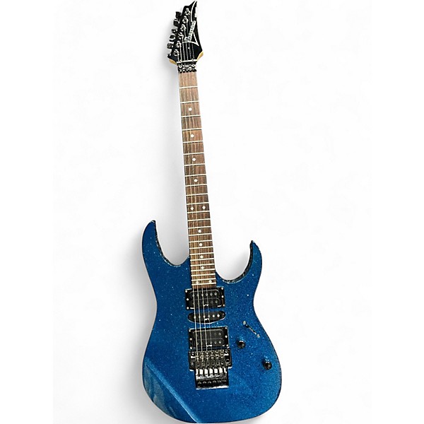 Used Ibanez rg517 Blue Sapphire Solid Body Electric Guitar