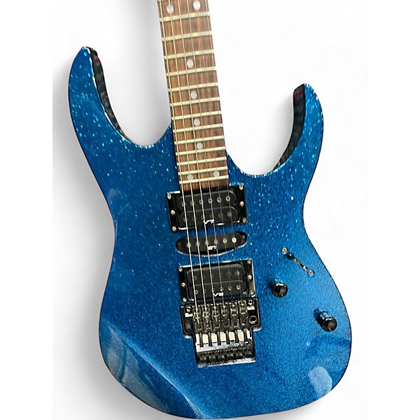 Used Ibanez rg517 Blue Sapphire Solid Body Electric Guitar