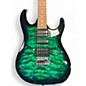 Used Ibanez GRX70QA Green Solid Body Electric Guitar
