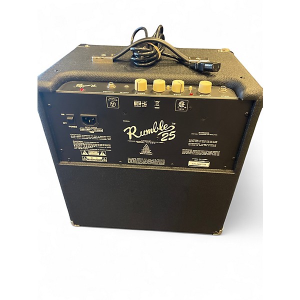 Used Fender Rumble 25 25W 1x10 Bass Combo Amp