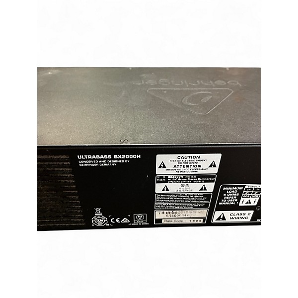 Used Behringer BX2000H Bass Amp Head