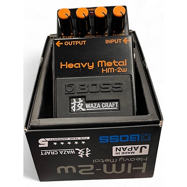 Used BOSS HM2W waza craft heavy metal Effect Pedal
