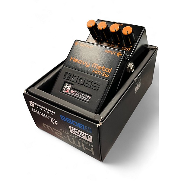 Used BOSS HM2W waza craft heavy metal Effect Pedal