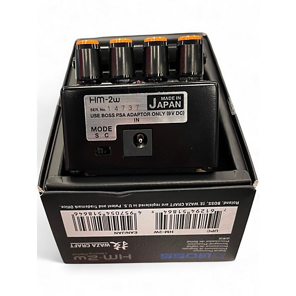 Used BOSS HM2W waza craft heavy metal Effect Pedal