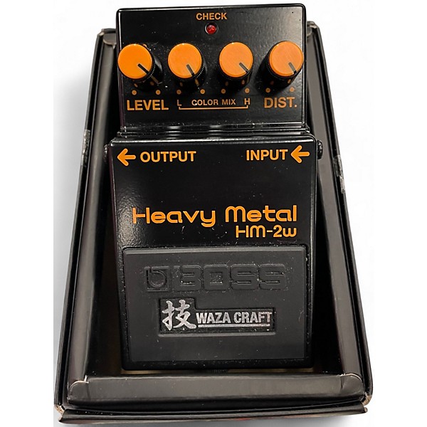 Used BOSS HM2W waza craft heavy metal Effect Pedal