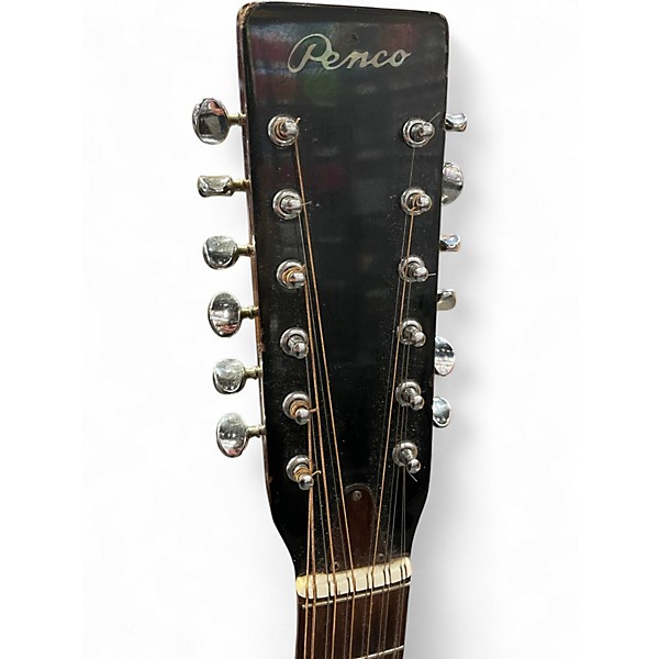 Used Penco A-20 Natural 12 String Acoustic Guitar