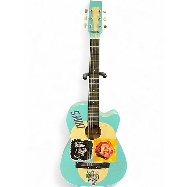Used Elan Guitar-Man Blue Acoustic Guitar
