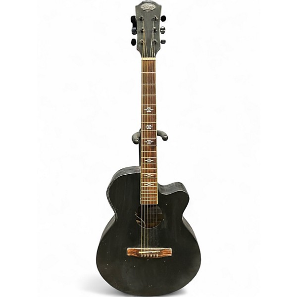 Used Stagg Miscellaneous Black Acoustic Electric Guitar