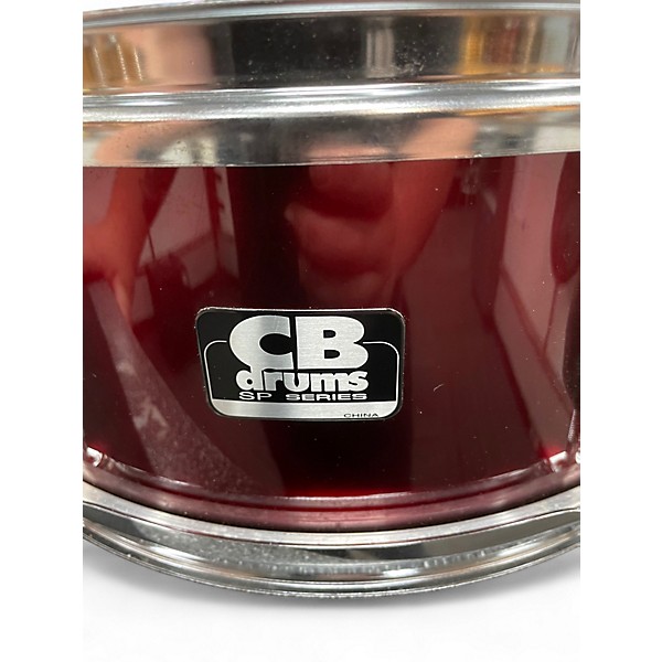 Used CB Percussion 14in SP SERIES SNARE DRUM Red Drum