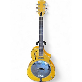 Used Goldtone Mojo Round-Neck Blonde Resonator Guitar