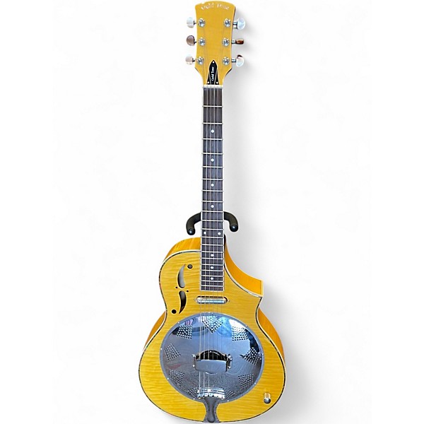 Used Goldtone Mojo Round-Neck Blonde Resonator Guitar