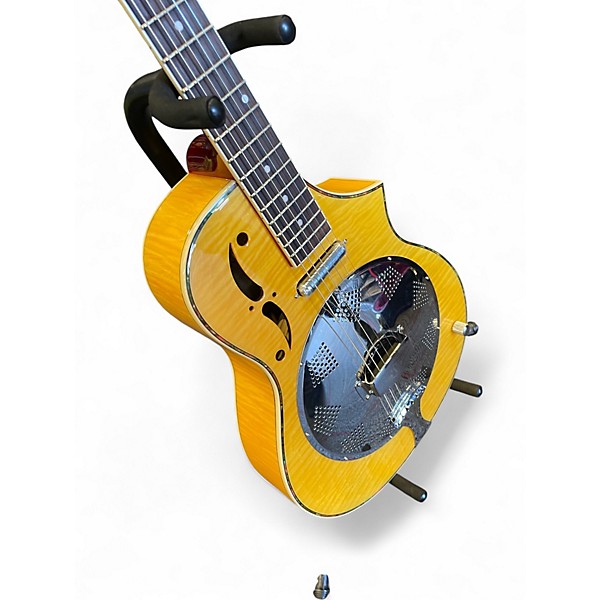 Used Goldtone Mojo Round-Neck Blonde Resonator Guitar
