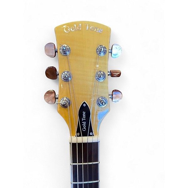 Used Goldtone Mojo Round-Neck Blonde Resonator Guitar