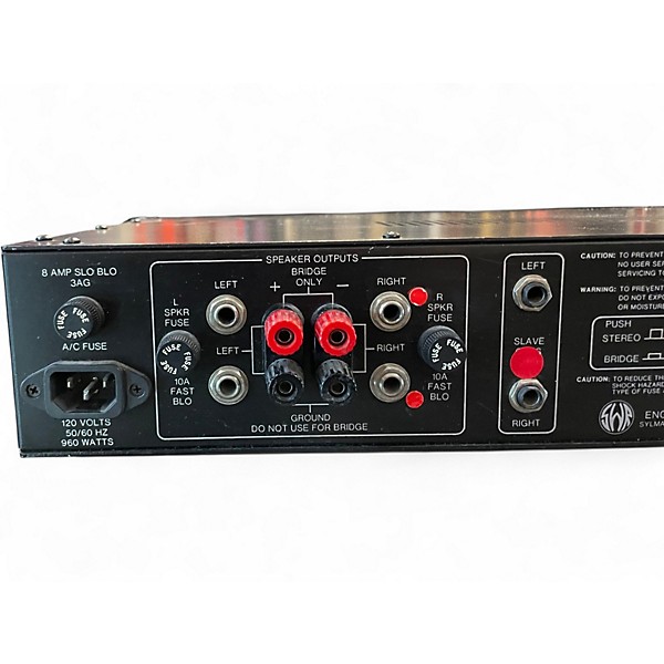Used SWR Stereo 800 power amplifier Bass Power Amp