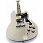 Used Leo Jaymz DOUBLE CUT STANDARD White Solid Body Electric Guitar