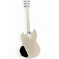 Used Leo Jaymz DOUBLE CUT STANDARD White Solid Body Electric Guitar
