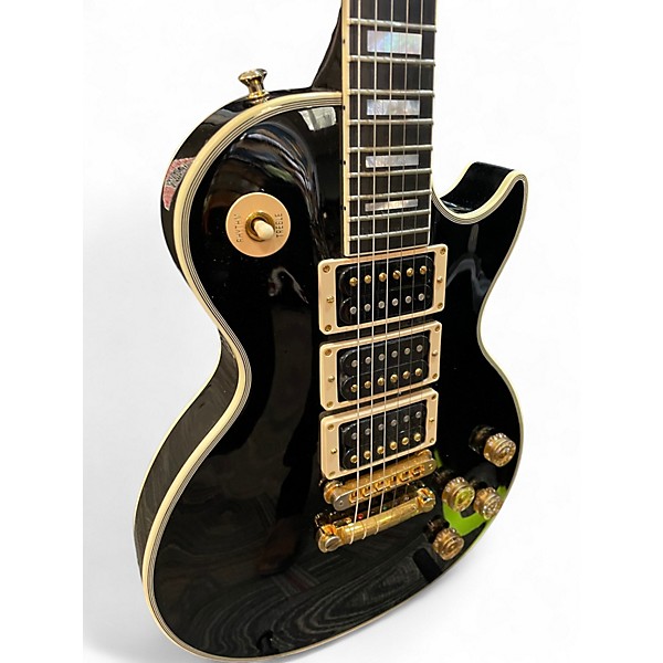 Used Gibson Custom Shop Peter Frampton "Phenix" Les Paul Black Solid Body Electric Guitar