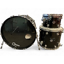 Used DW 3 Piece Performance Series Metallic Black Drum Kit