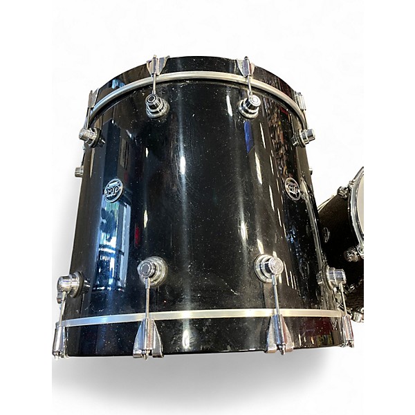 Used DW 3 Piece Performance Series Metallic Black Drum Kit