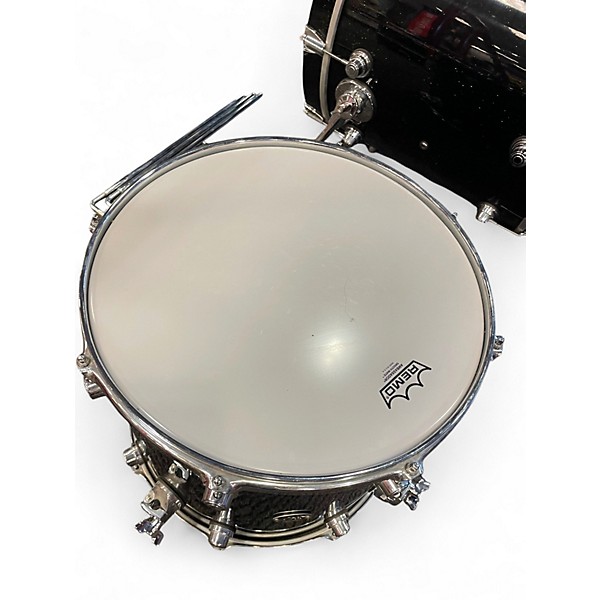 Used DW 3 Piece Performance Series Metallic Black Drum Kit