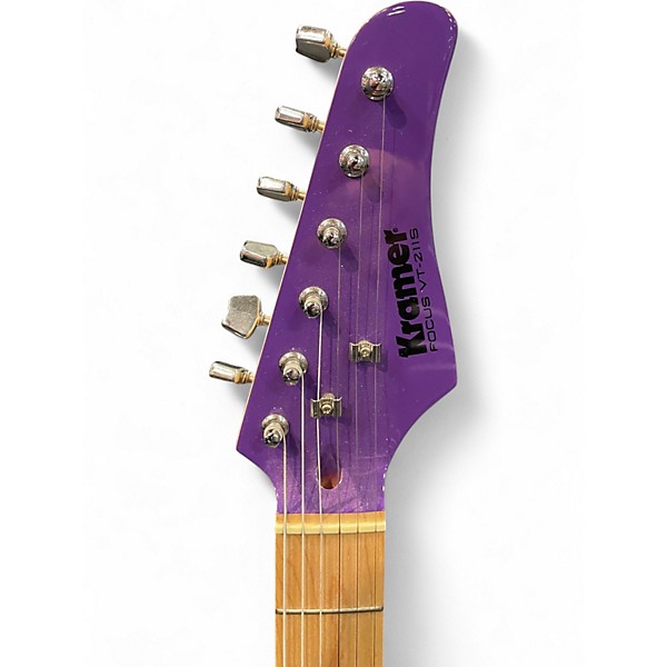 Used Kramer FOCUS VT-211S Purple Solid Body Electric Guitar
