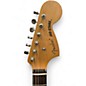 Used Fender JAG-STANG Orange Solid Body Electric Guitar