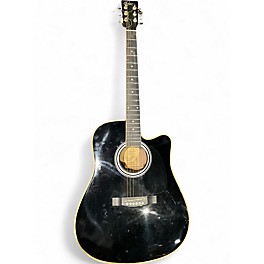 Used Esteban MASTER CLASS CUTAWAY Black Acoustic Electric Guitar