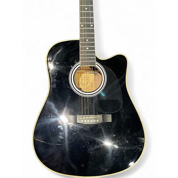Used Esteban MASTER CLASS CUTAWAY Black Acoustic Electric Guitar